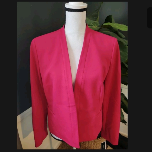 Nine West Women's Solid Ponte Kiss Front Jacket 10 - Picture 2 of 10